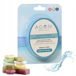 agon-125g-shower-sponge-ocean-mydlo-zatopione-w-gabce-ocean-na-prezent
