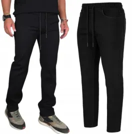 spodnie-meskie-jeansowe-dlugie-czarne-proste-rozciagliwe-pas-z-gumka