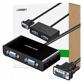 ugreen-40254-rozdzielacz-wideo-vga-do-2x-vga-1m-czarny