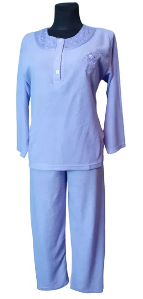 Piżama damska 100% Bawełna Ocieplana CIEPŁA FROTA FROTTA 42 / XL