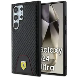 ferrari-fehcs24ln3puk-s24-ultra-s928-czarny-black-hardcase-carbon-stitched