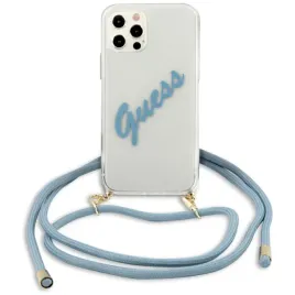 guess-guhcp12lcrtvsbl-iphone-12-pro-max-67-niebieski-blue-hardcase-script