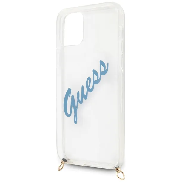 guess-guhcp12lcrtvsbl-iphone-12-pro-max-67-niebieski-blue-hardcase-script-typ-inny
