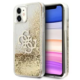 guess-guhcn61lg4ggo-iphone-11-61-xrzloty-gold-hardcase-4g-big-liquid-gl