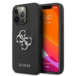 guess-guhcp13lsa4gsbk-iphone-13-pro-13-61-czarny-black-hardcase-saffiano