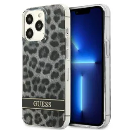 guess-guhcp13lhsleok-iphone-13-pro-13-61-szary-grey-hardcase-leopard