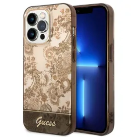 guess-guhcp14lhgplhc-iphone-14-pro-61-ochre-hardcase-porcelain-collection