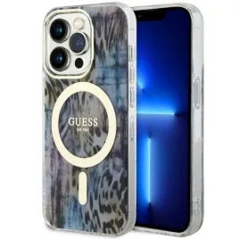 guess-guhmp14lhleopwb-iphone-14-pro-6-1-niebieski-blue-hardcase-leopard-mag