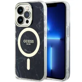 guess-guhmp14lpcumak-iphone-14-pro-6-1-czarny-black-hardcase-marble-magsafe