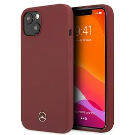 mercedes-mehcp13msilre-iphone-13-14-15-6-1-czerwony-red-hardcase-silic