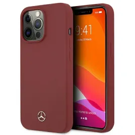 mercedes-mehcp13xsilre-iphone-13-pro-max-67-czerwony-red-hardcase-silicon