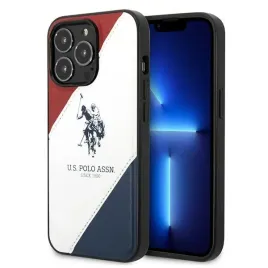 us-polo-ushcp14lpso3-iphone-14-pro-61-bialy-white-tricolor-embossed
