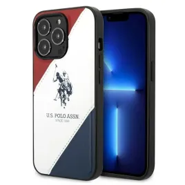 us-polo-ushcp14xpso3-iphone-14-pro-max-67-bialy-white-tricolor-embossed