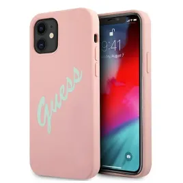 guess-guhcp12slsvspg-iphone-12-mini54-rozowo-zielony-green-pink-hardcase