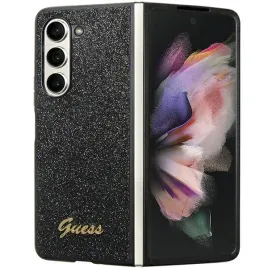 guess-guhczfd5hggshk-f946-z-fold5-czarny-black-hardcase-glitter-script