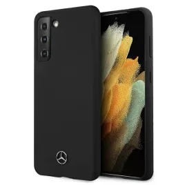 mercedes-mehcs21ssilbk-s21-g991czarny-black-hardcase-silicone-line