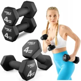 zestaw-2x4kg-hantle-hantelki-ciezarki-do-cwiczen-neoprenowe-trex-sport