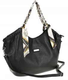 torebka-damska-worek-shopper-a4-pojemna-na-ramie-z-lancuszkiem-ch2213-czarn