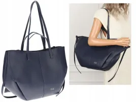 torebka-damska-modna-torba-pojemna-na-ramie-shopper-a4-cc80614-granatowa