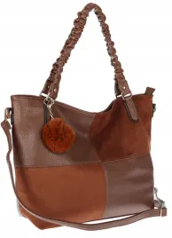 torebka-damska-shopper-a4-elegancka-torba-duza-do-pracy-hj1252-brazowa