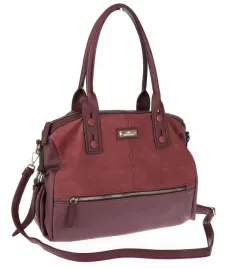 torebka-damska-shopperka-kuferek-pojemna-duza-a4-modna-torba-ch9912-bordowa