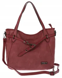 torebka-damska-shopperka-worek-pojemna-modna-miejska-torba-ch6683-bordowa