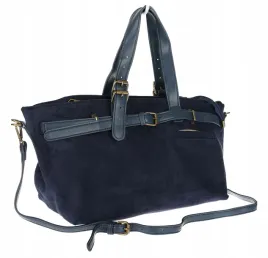 torebka-damska-shopper-zamszowa-torebka-jamnik-wloska-marka-1255-granatowa