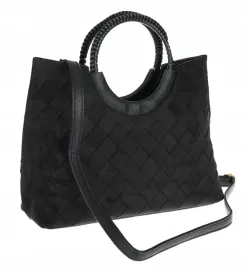 torebka-zamszowa-damska-kuferek-listonoszka-elegancka-mala-4192-czarna