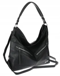torebka-damska-shopper-worek-modna-listonoszka-duza-a4-pojemna-4103-czarna