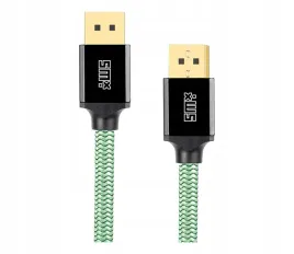 kabel-displayport-silver-monkey-x-2-0-ultra-w-oplocie-3m-8k-4k-zielony