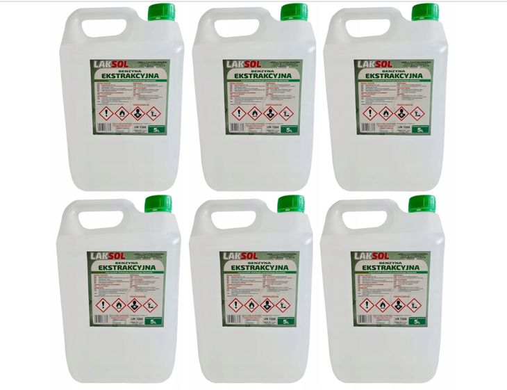 LAKSOL BENZYNA EKSTRAKCYJNA BEZWONNA 6X5L 30L PREMIUM