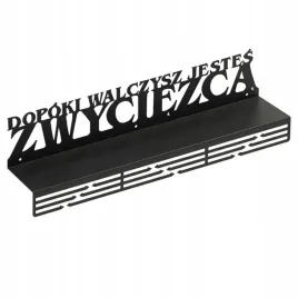 wieszak-na-medale-dopoki-walczysz-xl-polka-czarny-szerokosc-60-cm