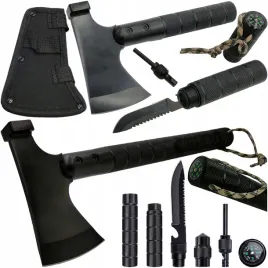 siekiera-toporek-zestaw-survivalowy-mlotek-noz-pila-krzesiwo-gwizdek