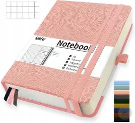 notatnik-a5-360-stron-100-g-m-dziennik-w-kratke-twarda-okladka-rozowy