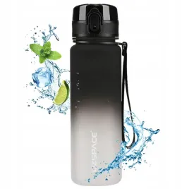 butelka-bidon-na-wode-sportowy-500ml-tritan-motywacyjny-czarno-bialy