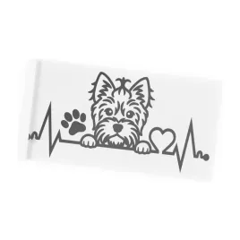 naklejka-na-samochod-pies-yorkshire-terrier-linia-zycia-lapa-serce-ekg