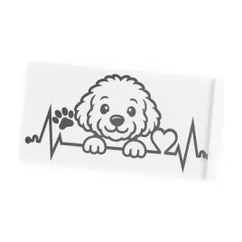 naklejka-pies-w-aucie-bichon-frise-ekg-serce-psia-lapa