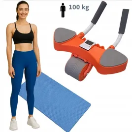 kolko-roller-z-automatycznym-odbiciem-do-cwiczen-miesni-brzucha-z-mata