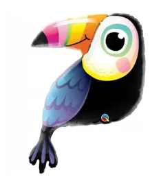 balon-foliowy-tukan-ptak-hawajskie-party-aloha