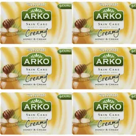 arko-skin-care-honey-cream-mydlo-kosmetyczne-w-kostce-miod-i-krem-90-g-x6