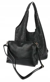 torebka-damska-azurowa-worek-shopper-2w1-modna-pojemna-torba-ch28-czarna