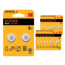 kodak-baterie-cr1616-litowa-okragla-do-zegarkow-2-sztuki-zestaw-x10-sztuk