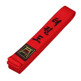 pas-pasy-z-haftem-taekwondo-180-cm-czerwony