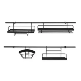 relingi-kuchenne-zestaw-16-szt-z-haczykami-i-polkami-czarny-78cm