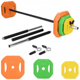 sztanga-z-obciazeniem-bitumicznym-zestaw-gryf-skladana-trening-silowy