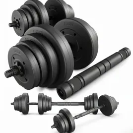 hantle-regulowane-bitumiczne-sztanga-40kg-zestaw-hantli-2x20kg