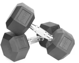 hantle-stale-2x15kg-zeliwne-gumowane-zestaw-30kg-hex-do-treningu