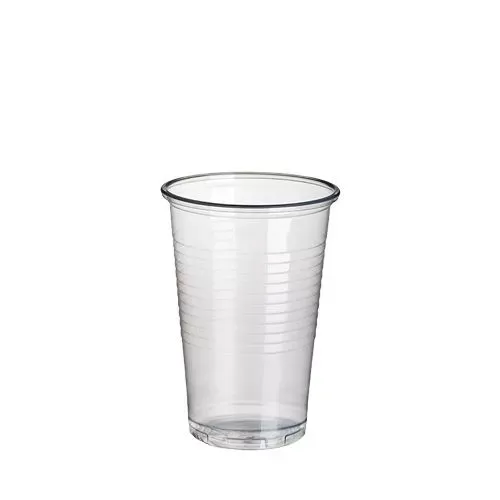 Kubek plastikowy transparentny wielorazowego użytku 200ml 100szt.