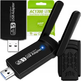 karta-sieciowa-ac1300-adapter-wifi-na-usb-z-2-antenami-1300mbps-5ghz-wpa3