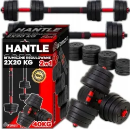 hantle-regulowane-sztanga-2x20-kg-40-ciezarki-do-cwiczen-zestaw-hantli